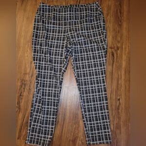 Cooper & Ella Black and White Checkered Fabric